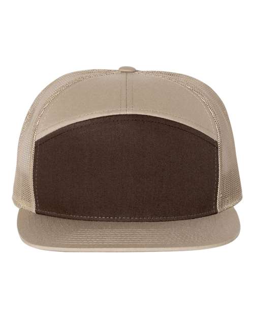 Custom Embroidered Richardson Seven-Panel Trucker Cap - 168